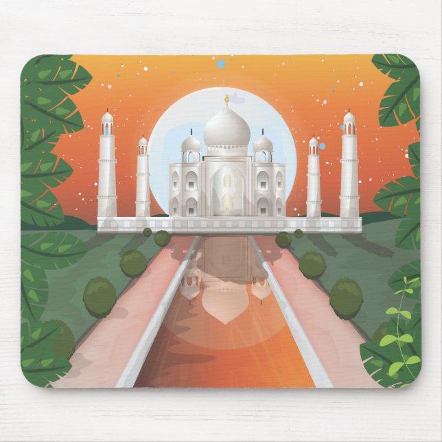 Taj Mahal Mouse Mat (Front)