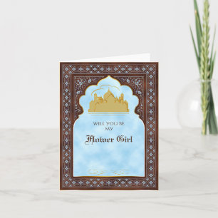Taj Mahal - Oriental Bohemian Style Invitation
