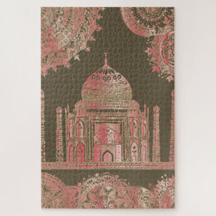 Taj Mahal - Oriental Bohemian Style Jigsaw Puzzle