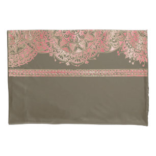 Taj Mahal - Oriental Bohemian Style Pillowcase