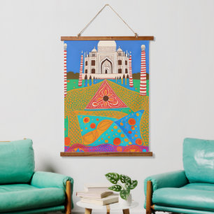 Taj Mahal painting Hanging Tapestry