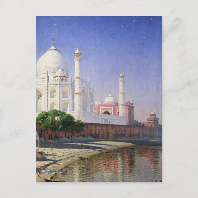 Taj Mahal Postcard (Front)