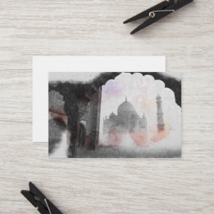 Taj Mahal Referral Card – Vintage India Travel 