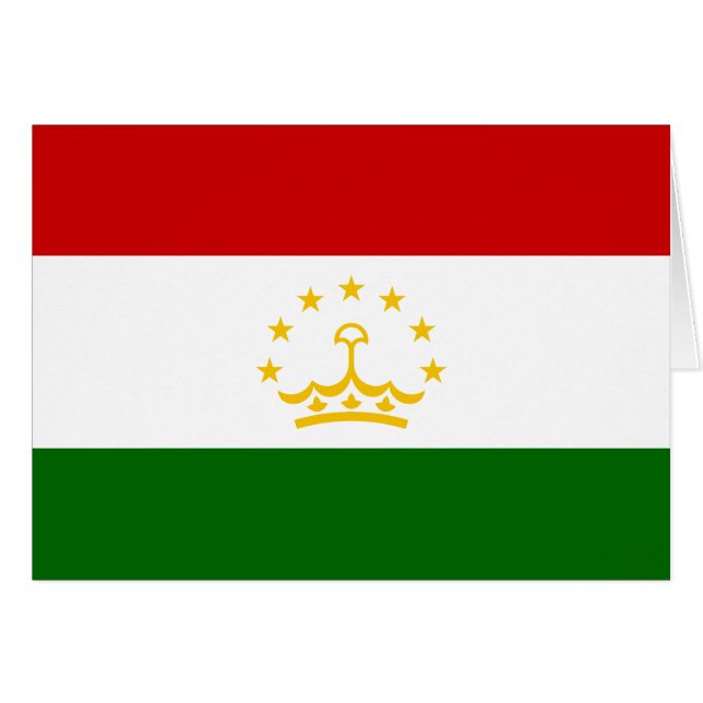 Tajikistan Flag (Front Horizontal)