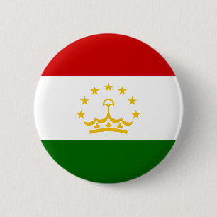 Tajikistan Flag 6 Cm Round Badge