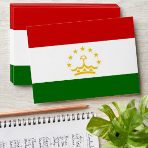 Tajikistan flag envelope
