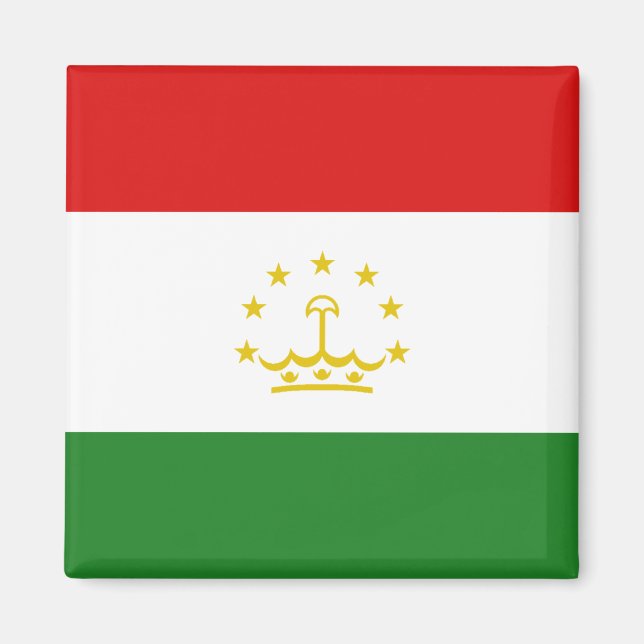 Tajikistan Flag Magnet (Front)