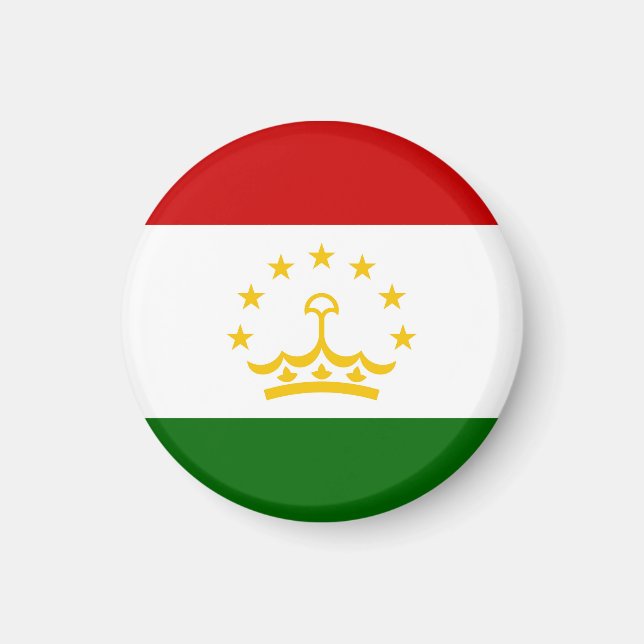 Tajikistan flag magnet (Front)