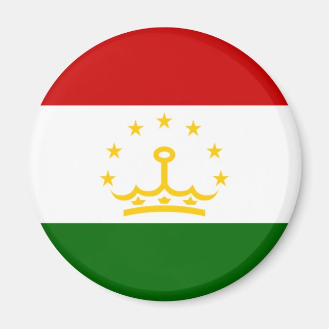 Tajikistan Flag Magnet (Front)