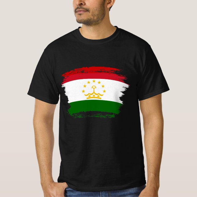Tajikistan flag T-Shirt (Front)