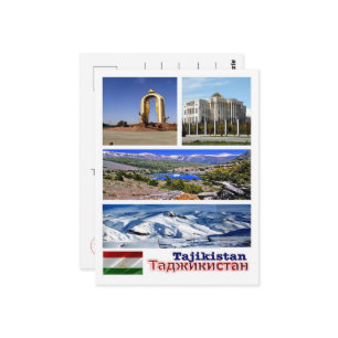 Tajikistan - Mosaic - Postcard