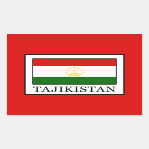 Tajikistan Rectangular Sticker