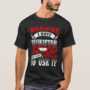Tajikistan Tajikistani Roots Heritage Proud Tajiki T-Shirt