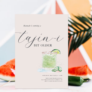 Tajín-i Bit Older Birthday Invitation