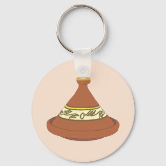 Tajine Hand Drawn - طاجين - Tagine Key Ring