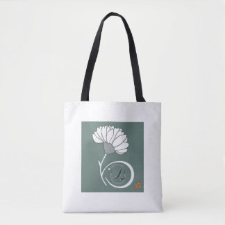 "Tajitu Flower Stem Tote Bag: Minimalist 'S' Shape Bag