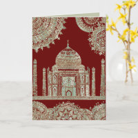 TajMahal - Invitation, Greeting Card