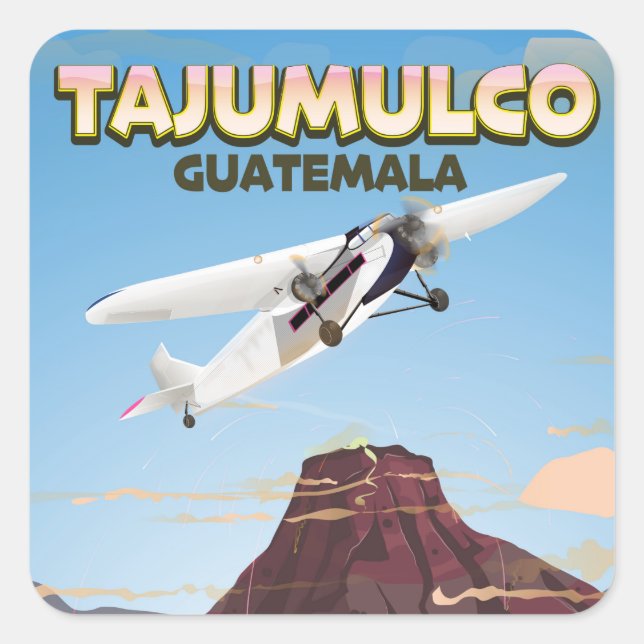 Tajumulco Guatemala Square Sticker (Front)