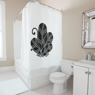 Taka no Hacho Shower Curtain