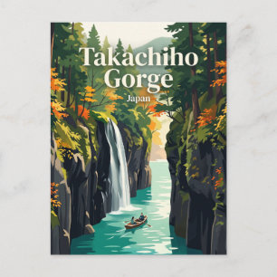 Takachiho Gorge Japan Postcard
