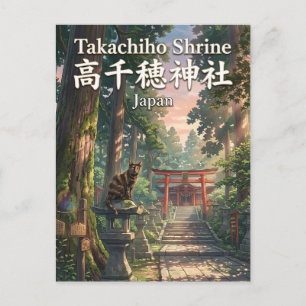 Takachiho Shrine Japan Postcard