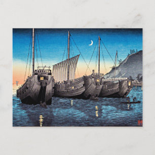 Takahashi - Junks in Inatori Bay, Izu Postcard