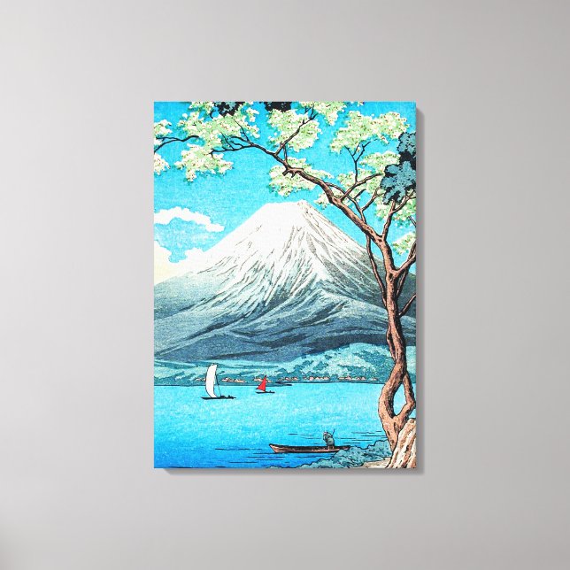 Takahashi - Mount Fuji from Lake Yamanaka Canvas Print (Front)
