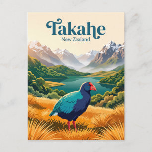 Takahe, New Zealand Postcard