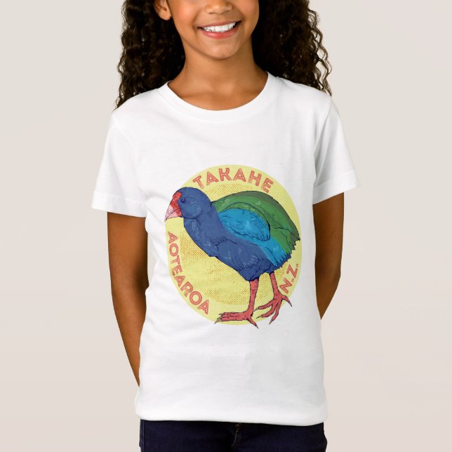 Takahe NZ bird T-Shirt (Front)