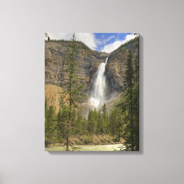Takakkaw Falls Canvas Print (Front)