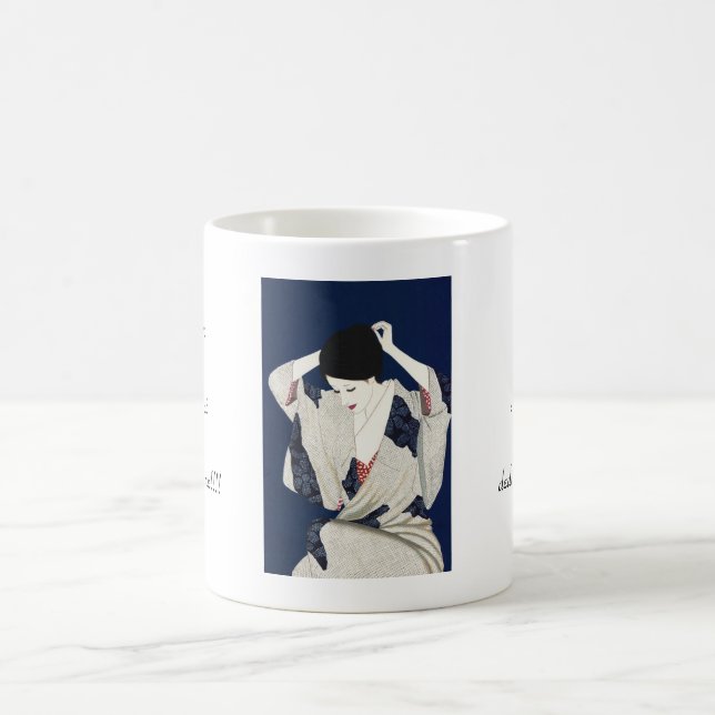 Takasawa Keiichi Hair classic japanese lady woman Coffee Mug (Center)