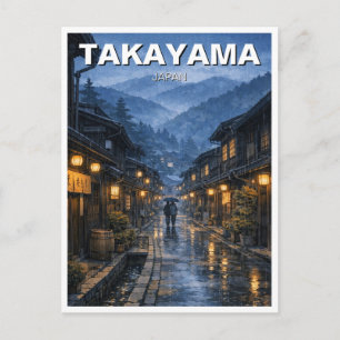 Takayama Japan Travel Postcard