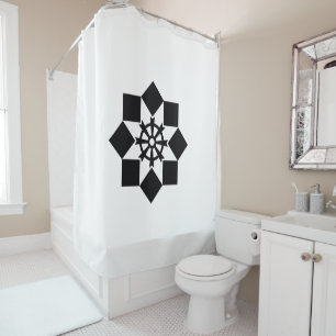 Takayanagi windmill shower curtain