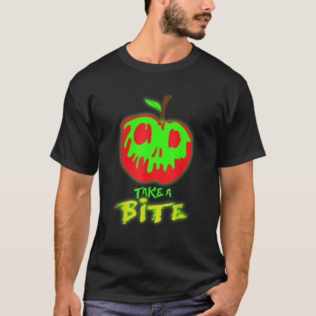 Take A Bite Of Poison d Apple Halloween T-Shirt (Front)
