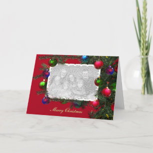 Take a Bough (photo frame) Holiday Card