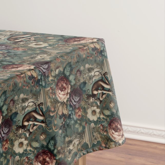 Take a Bow – Gothic Medium Pattern Tablecloth (In Situ)