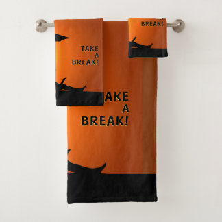 "Take a Break!" Bath Towel Set