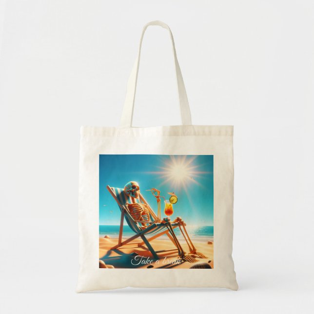 Take a break - cotton shopping bag (Front)