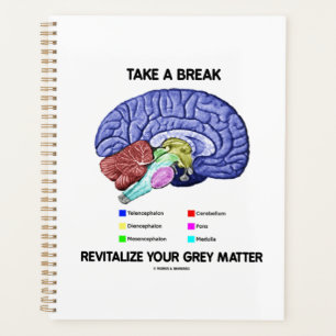 Take A Break Revitalise Your Grey Matter Brain Planner