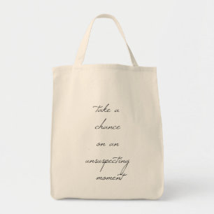 Take A Chance Grocery Tote Bag