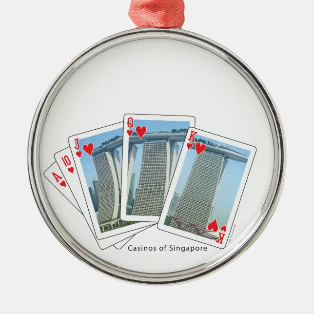 Take A Chance On Me - Customisable Metal Tree Decoration (Front)