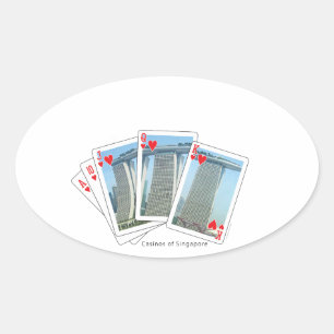 Take A Chance On Me - Customisable Oval Sticker