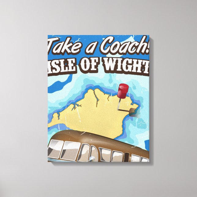 Take a coach to the Isle of Wight Canvas Print (Front)