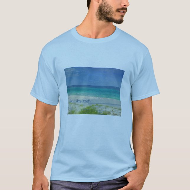 Take a Deep Breath Ocean T-Shirt (Front)