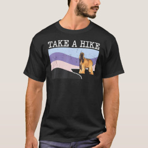 Take A Hike Afghan Hound Graphic Hiking T-Shirt