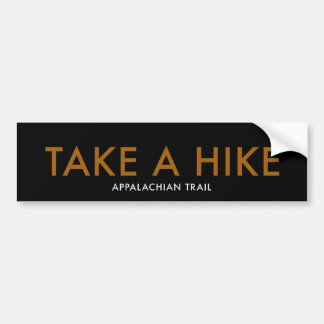 TAKE A HIKE - Appalachian Trail Bumper Sticker