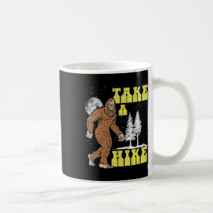 Take A Hike Bigfoot Night Funny Hiking Sasquatch V Coffee Mug