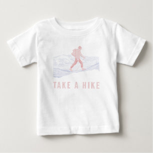 Take a Hike Blue and Red Baby T-Shirt