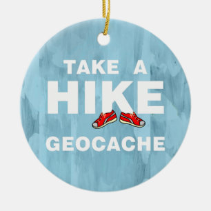Take A Hike Ceramic Tree Decoration