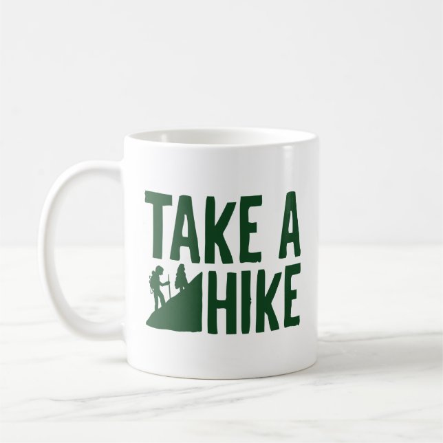 Take A Hike Coffee Mug (Left)